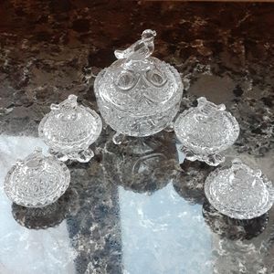 Rare Vintage Hofbauer Byrdes Crystal Collection